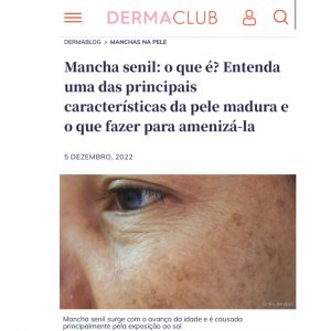 Veículo: Site Dermaclub, Dermablog Data: 05/12/2022