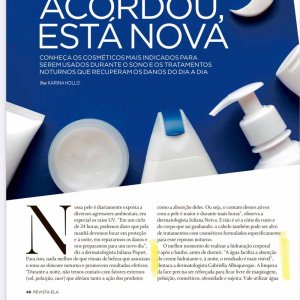 Veículo: Revista Ela, Jornal O Globo Data: 17/10/2021